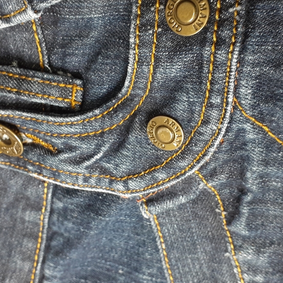 Fyi Kai Lu Jean's Size 27 Zippered Legs Blue Jeans - Picture 15 of 16